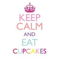 keep calm cupcakes birthday card