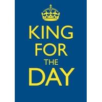keep calm king birthday card