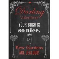 kew gardens valentines day card bc1656