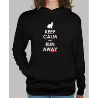 keep calm and run away