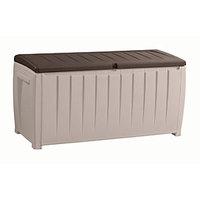 Keter Novel Outdoor Storage Box Beige & Brown - 4 x 2 ft