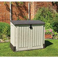 Keter Store It Out Max Plastic Garden Storage Beige & Brown - 2 x 4 ft