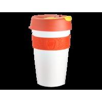 KeepCup White & Orange Reusable Cup