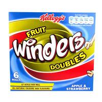 Kelloggs Fruit Winders Strawberry and Apple 6 Pack