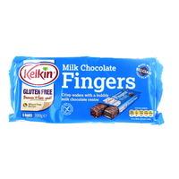 Kelkin Gluten Free Chocolate Fingers 5 Pack