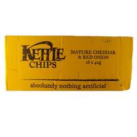 kettle chips mature cheddar red onion 18 packs