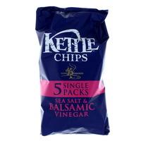 kettle sea salt balsamic vinegar crisps 5 pack