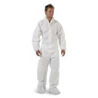 KeepSafe Type 56 Medium Hooded Coverall White Ref 383002903 383002903