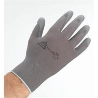 KeepSafe Size 8 PU Coated Pair of Safety Gloves Grey Ref 303030080