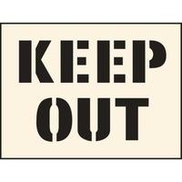 Keep Out Stencil (400 x 600mm)