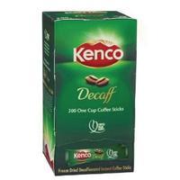 kenco instant freeze dried decaffeinated coffee sticks 18g pack of