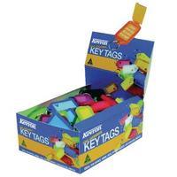 Kevron Plastic Clicktag Key Tag Assorted Pack of 100 ID5AC100