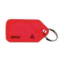 Kevron Plastic Clicktag Key Tag Red Pack of 100 ID5RED100