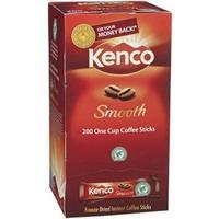 Kenco Smooth Coffee in a One Cup Stick Pack of 200 Sticks 65687