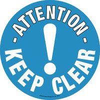 KEEP CLEAR FLOOR MARKER 430MM DI...