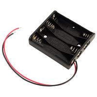 keystone 2482 battery holder for 4 x aaa and flying leads