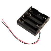 keystone 2478 battery holder for 4 x aa and flying leads