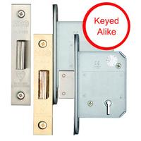 keyed alike british standard 5 lever deadlock