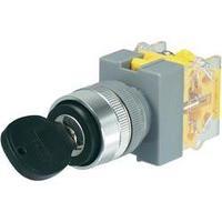 Key switch 250 Vac 5 A 1 x On/Off/On 2 x 45 ° Conrad Components Y090-A-20Y/31 IP40 1 pc(s)