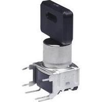 Key switch 28 V DC/AC 0.1 A 1 x On/On/On 2 x 45 ° NKK Switches SK14DG30 1 pc(s)