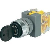 Key switch 250 Vac 5 A 2 x (On)/Off/(On) 2 x 45 ° Conrad Components Y090-A-20Y/33 IP40 1 pc(s)