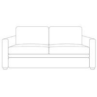 Kent Leather 3 Seater Sofa