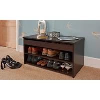 kensington shoe cabinet espresso