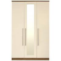 Keswick 3 Door Robe With Mirror Cream