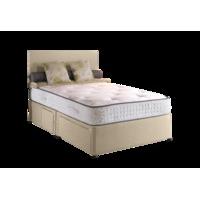 Kenneth Faux Suede Divan Set - Stone Single