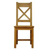 Kettle Stamford Cross Back Wooden Dining Chair