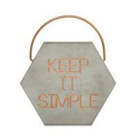 Keep It Simple Concrete Ornament