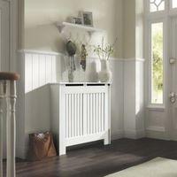 Kensington Small White Painted Radiator Cover