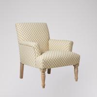 Keats armchair in Flecked barley