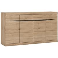 kensington oak sideboard wide 4 door 4 drawer