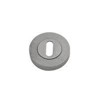 Keyhole Escutcheon Satin Nickel 53mm