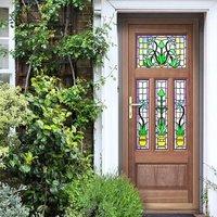 Kensington Exterior Hardwood Door with Rose Double Glazing