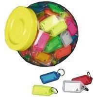 Kevron Plastic Clicktag Key Tag Assorted Pack of 100