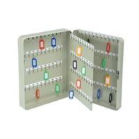 Key Cabinet Steel (Grey) with Lock and Wall Fixings 160 Numbered Hooks