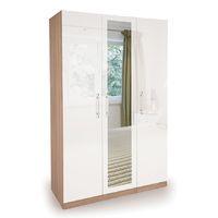 Kew High Gloss 3 Door Wardrobe