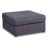 Kendal Fabric Ottoman with Storage Grey