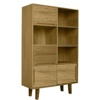 kensington oak bookcase oak