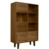 Kensington Walnut Bookcase Walnut