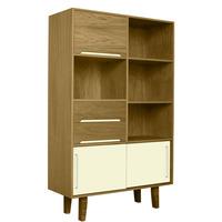 Kensington Oak Bookcase Vanilla