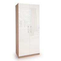 Kew High Gloss 2 Door Wardrobe