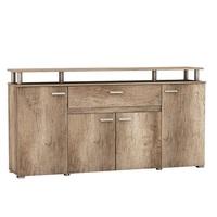 Kelso Large Sideboard In Monument Oak With 4 Doors
