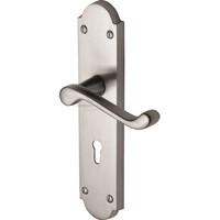 kensington lever lock set of 2 finish polished chrome