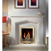 kendal jurastone fireplace with gas fire