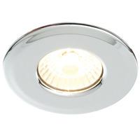 keely 45w cob led fire rated downlight chrome ip65 395lm 85309