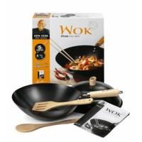 ken hom 31cm non stick 5 piece wok set