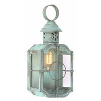 kennington solid brass outdoor lantern verdigris